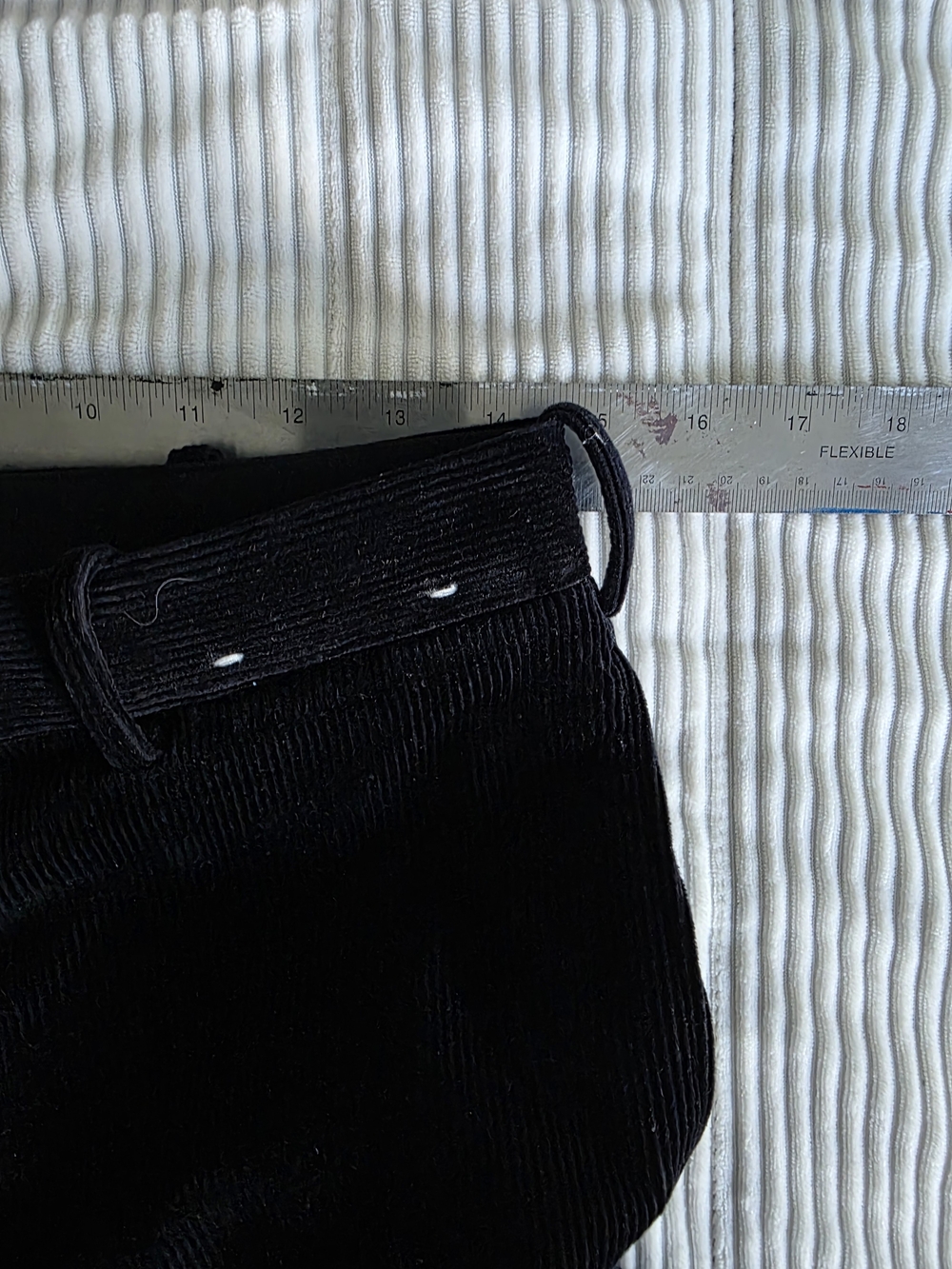 Uniqlo Men's Stretch Waist Band Black Dark Navy Straight-Leg Pants - Picture 2 of 7